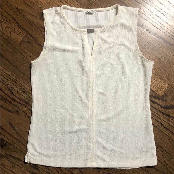 Calvin Klein Tops - 🛍Calvin Klein Off-White Blouse Womens Small